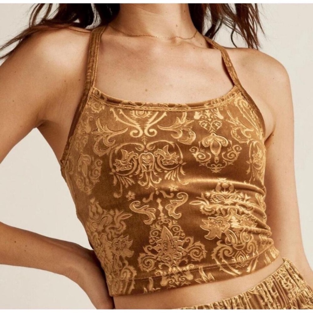 Beyond Yoga Velvet Cropped Tank